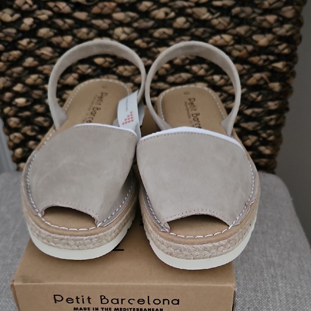 Women's Taupe Espadrille Sandals